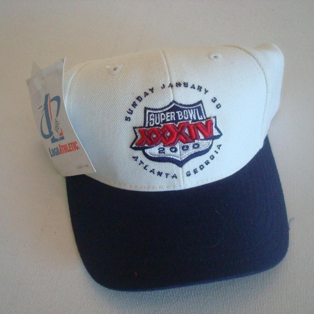 SUPER BOWL LOGO ATHLETIC HAT CAP‎ VINTAGE 00S Y2K X1